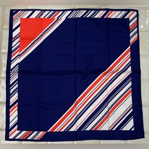 Vintage 1970s NASHARR FRERES 100% Polyester Machine Washable Scarf Wrap